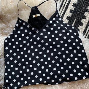 NWOT Gilli polka dot tank